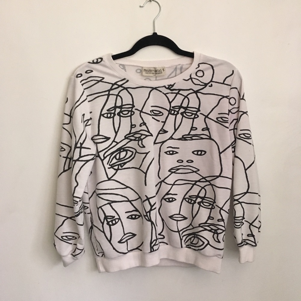 URBAN OUTFITTERS REDONE SWEATSHIRT I AM GIA SOCIAL